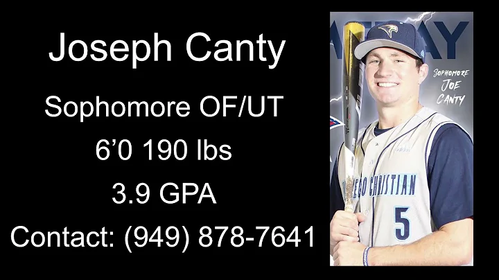 Joe Canty Baseball Highlights 2021