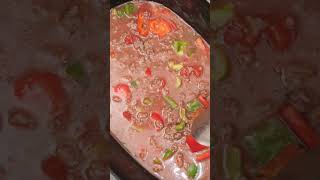 Slow Cooker Stuffed Bell Pepper Soup That Tastes Just Like Stuffed Peppers
