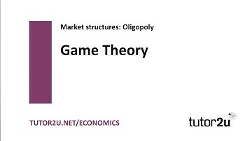 Oligopoly - Game Theory | Economics Revision