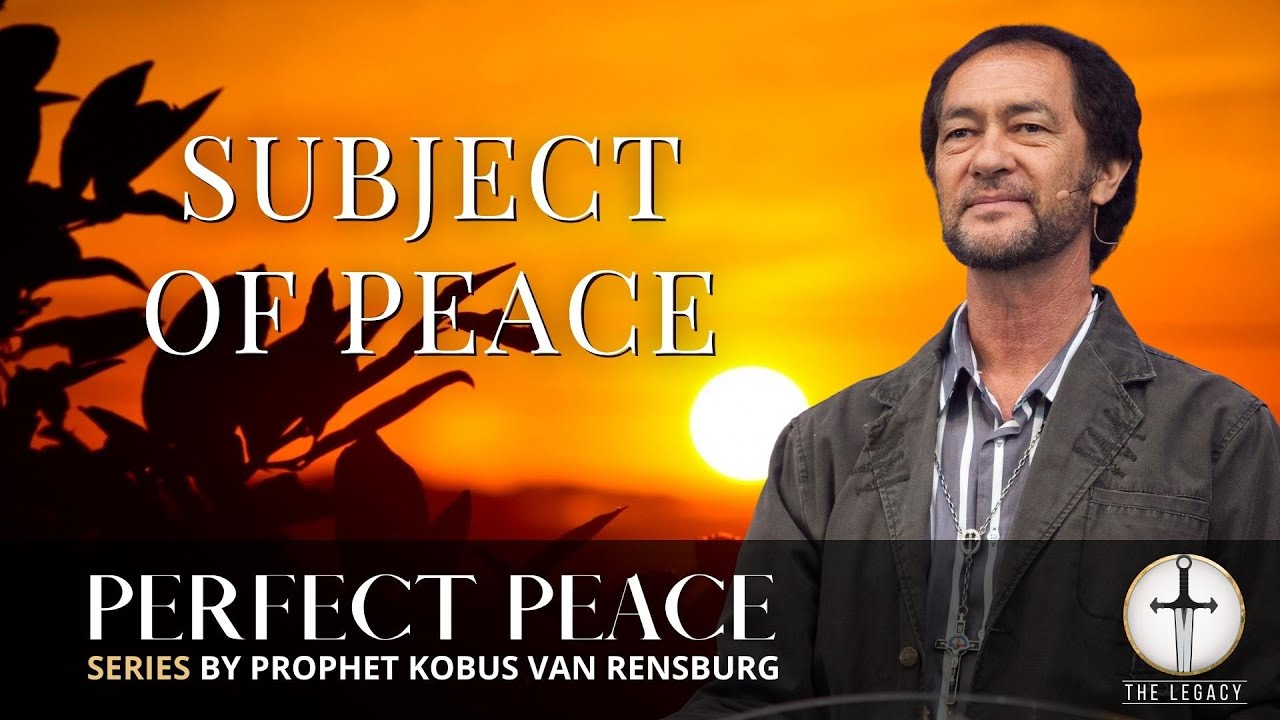 Worte Eines Propheten Der Seher Van Rensburg Subject of Peace | Prophet Kobus van Rensburg - thejesusculture
