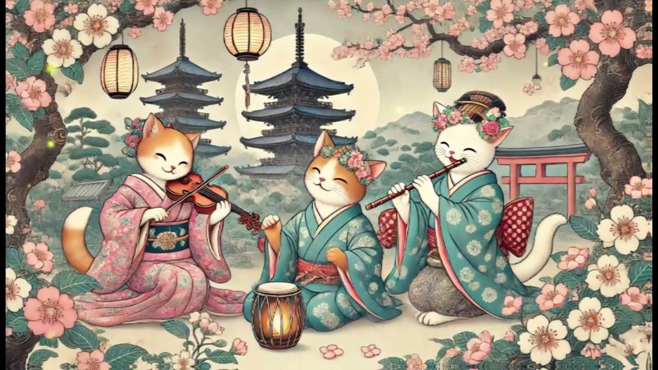 Tranquil Japan 🌊 Shamisen and Ambient Soundscapes for Inner Peace