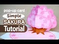Tutorial_SAKURA_(simple & easy)_Pop-Up card _(FREE template)