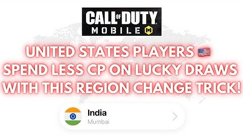🇺🇸 CODM PLAYERS - WANT TO SPEND LESS CP ON LUCKY DRAWS?! 💯 “THE REGION CHANGE TRICK” 💥