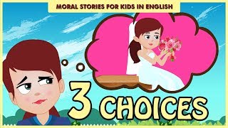 3 Choices Story | Creative Thinking | Bedtime Stories For Kids | English Moral Stories Ted And Zoe