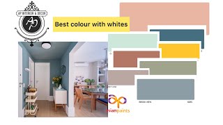 Best colour combinations with whites living rooms asianpaints paints codes #colourcombination2022 screenshot 5