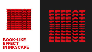 Create a Book-Like Text Effect in Inkscape | Tutorial