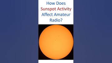 How does sunspot activity affect Amateur Radio?