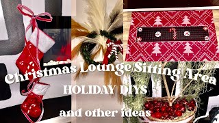 2025 Christmas DIY & Decorating Ideas | No Mantle Stocking Hanging | Candy Cane theme