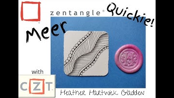 Meer | Zentangle® Quickie