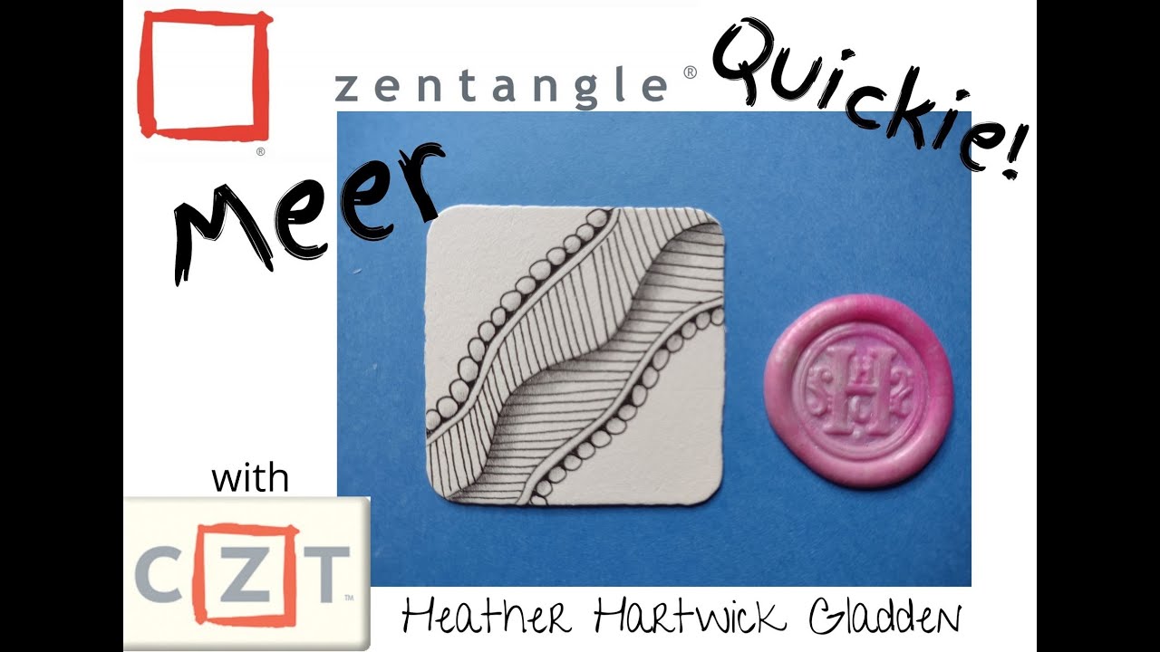 Meer | Zentangle® Quickie