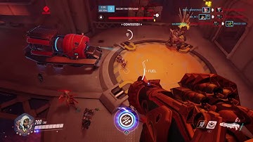 Overwatch: Pharah Kings Row sneak barrage
