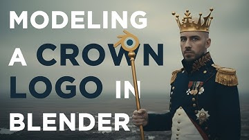 The KING OF TOPOLOGY Models his CROWN in Blender 👑⚜️