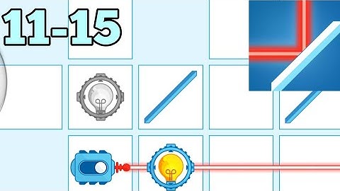 Laser Puzzle - Logic Game Level 11 12 13 14 15 3-Star Android Walkthrough