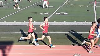 Zeff Hetman 21 - High School Track Debut. Mens 1600