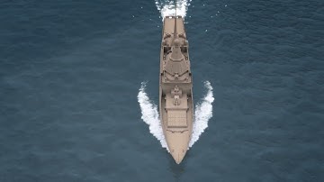 Houdini FLIP Fluid: Ship Wake & Whitewater Simulation