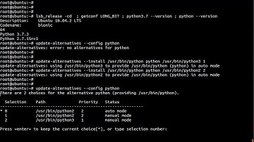 How To Configure Python3 as Default interpretter on Ubuntu 18.04.2 LTS