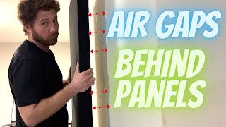 Should I Leave and Air Gap Between Acoustic Panels and Wall?