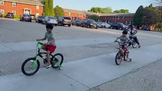 Riding Our Bikes Outside | Short Video