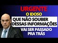 O que esconderam dos idosos at hoje direitos dos idosos acima de 60 anos revelados virou lei