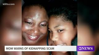 Woman reports scam phone call alleging her son has been kidnapped for ransom