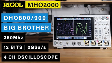 [BRAND NEW] Rigol MHO2000 Oscilloscope ⭐ 350Mhz 4CH, 2CH AWG, 16CH LA