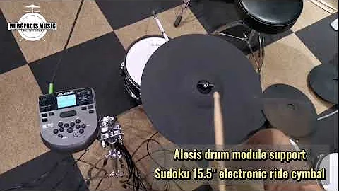 Alesis drum module support Sudoku 15.5" electronic ride cymbal
