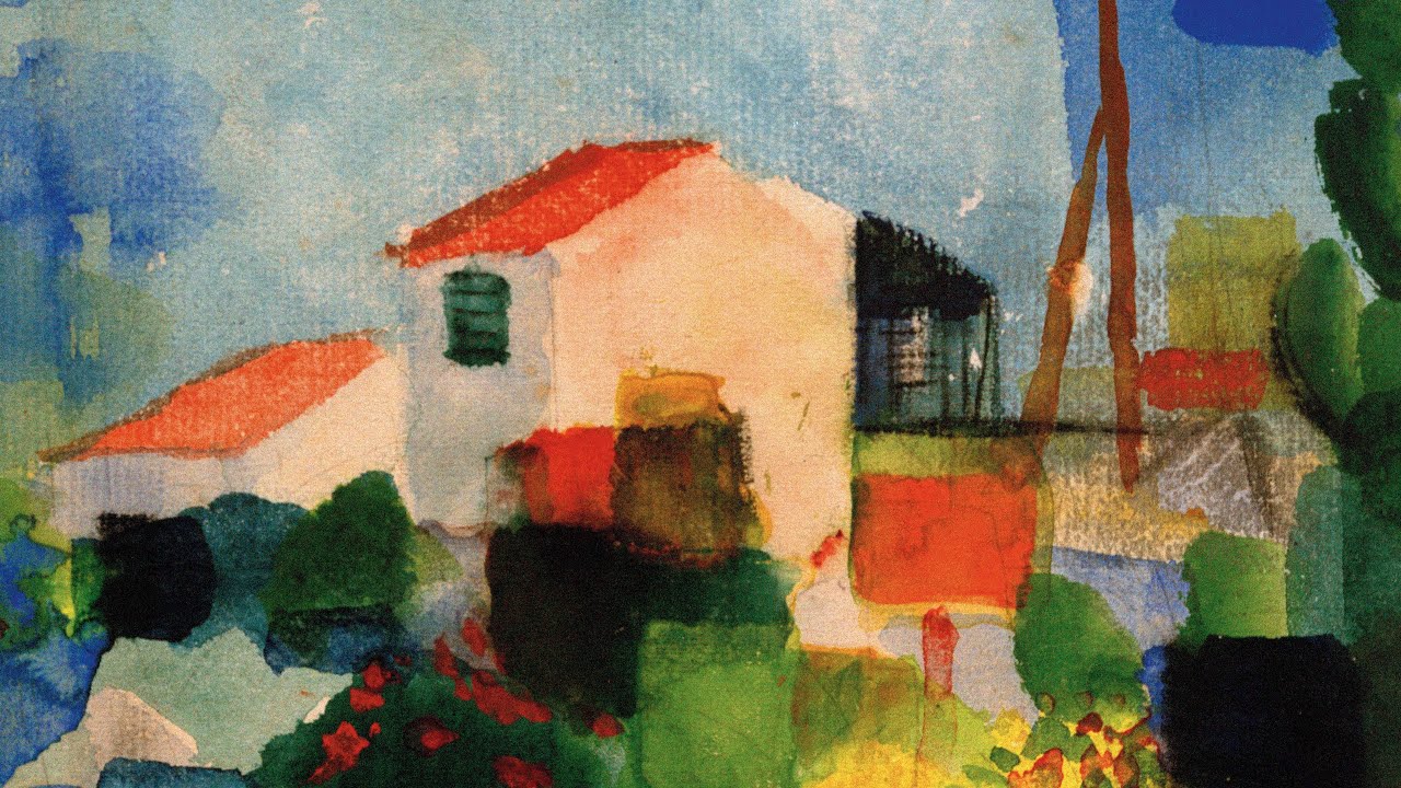 1art1 Leinwandbild »Das Helle Haus« Von August Macke – Handgefertigter Kunstdruck Auf Keilrahmen