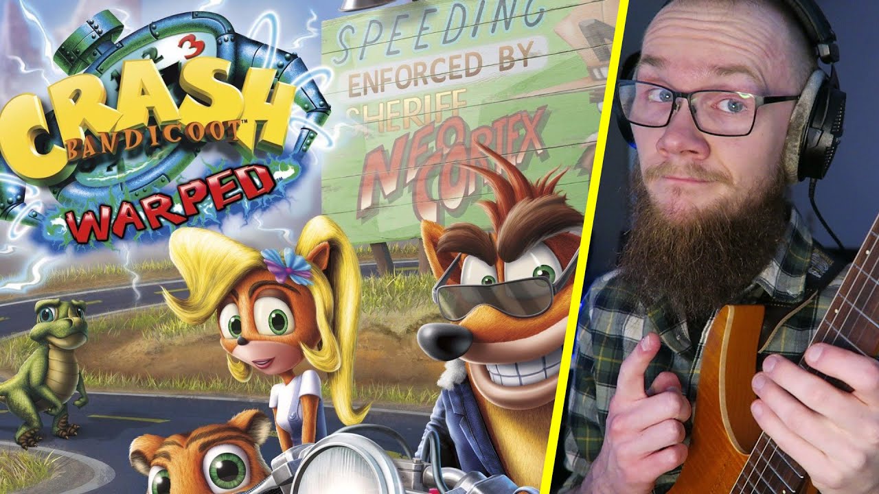 Crash Bandicoot 3: Warped - Warp Theme on Guitar [Groovy Cover]