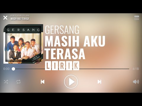 Gersang - Masih Aku Terasa [Lirik]