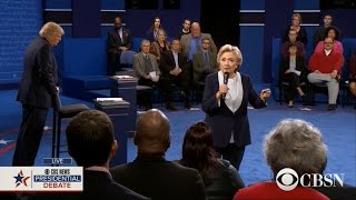 Body Language 2nd Pres. Debate 2016 - Trump/Clinton