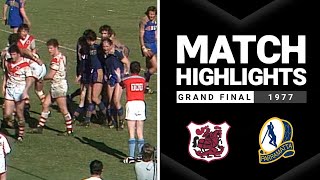 NRL Highlights | Dragons v Eels Grand Final, 1977 | Classic Match Highlights