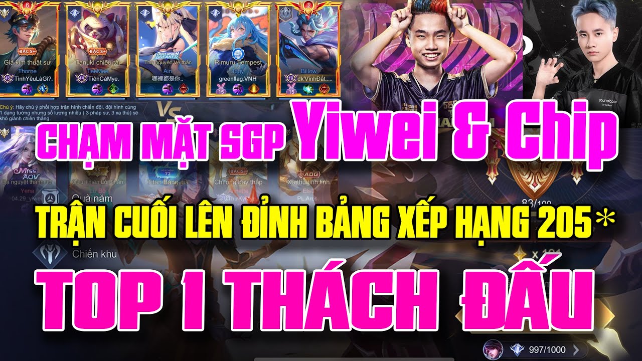 Đối Đầu Cực Căng Với Bộ Đôi SGP Yiwei & Chip Cực Kỳ Hấp Dẫn Với Con Bài Billow Game Cuối Lên Top 1