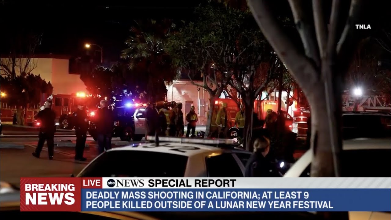 ⁣Multiple people killed in shooting in Monterey Park, California | ABC News