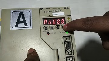 Yaskawa SGDM Servo Drive Parameter Reading