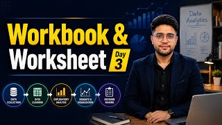 Workbook & Worksheet in Excel Explained in Hindi| Excel Basics for Data Analytics | Day 3
