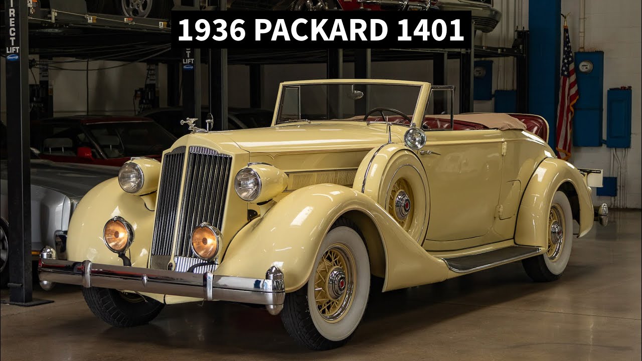 1936 PACKARD 1401 Coupe Roadster 320 c.i. 8 cyl 14th Series