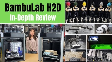 Bambu Lab H2D In-Depth Review: Dual Extruder, Multi-AMS, 10W/40W Laser, Blade & Pen All Tested
