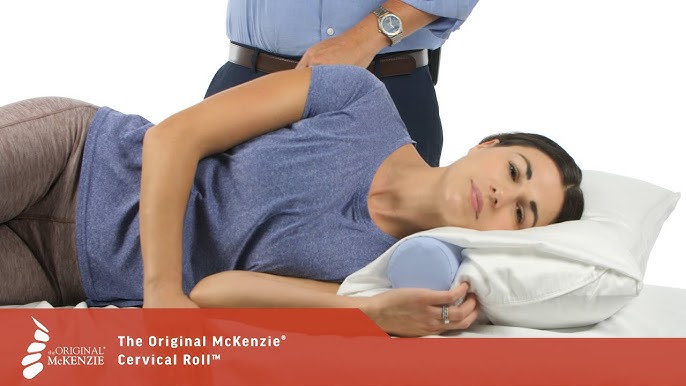 McKenzie lumbar support roller office lumbar cushion car pillow cylindrical  cushion relieve lumbar cervical pain pillow