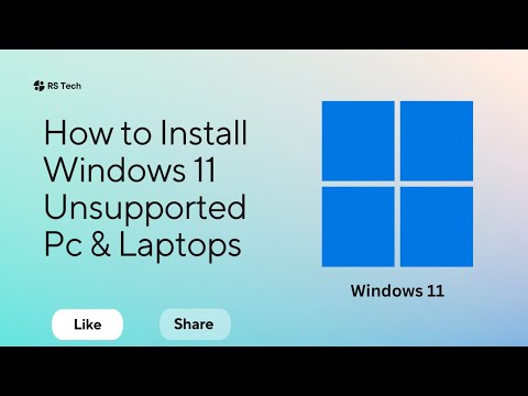 How to Install Windows 11  Unsupported Pc Without Data Loss or Unsupported Laptop Stable Version