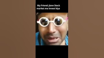 Stock Market Loss Funny Memes  #shortvideo #short #youtubeshorts