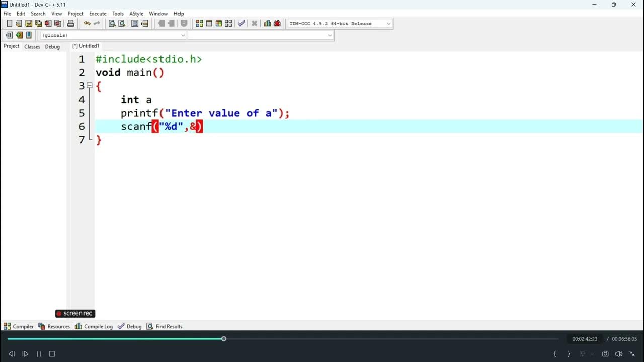 learn C programming from basic. #programming - YouTube