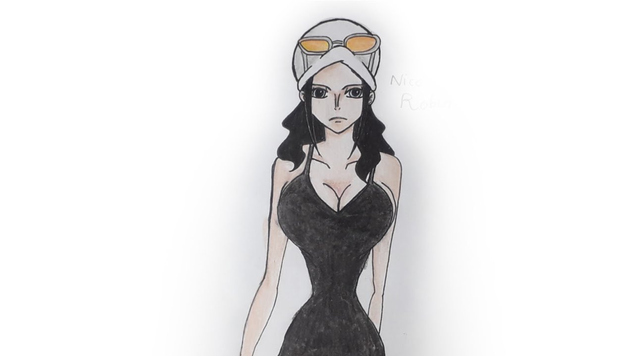 eventyuisanart Vẽ Nico Robin bằng bút bi Draw Nico Robin with a ballpoint  pen One Piece  YouTube