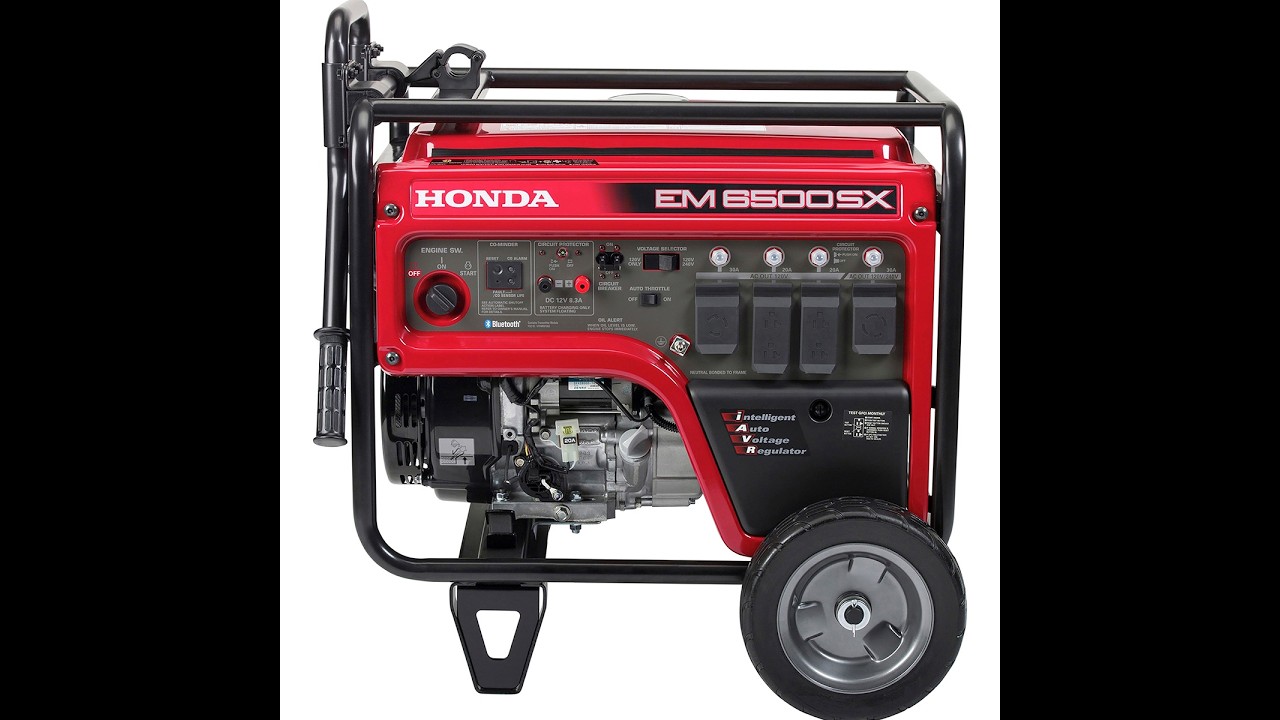 Демонстрация топливного комплекта для увеличения времени работы двигателя Honda EM6500SX от Pinel...