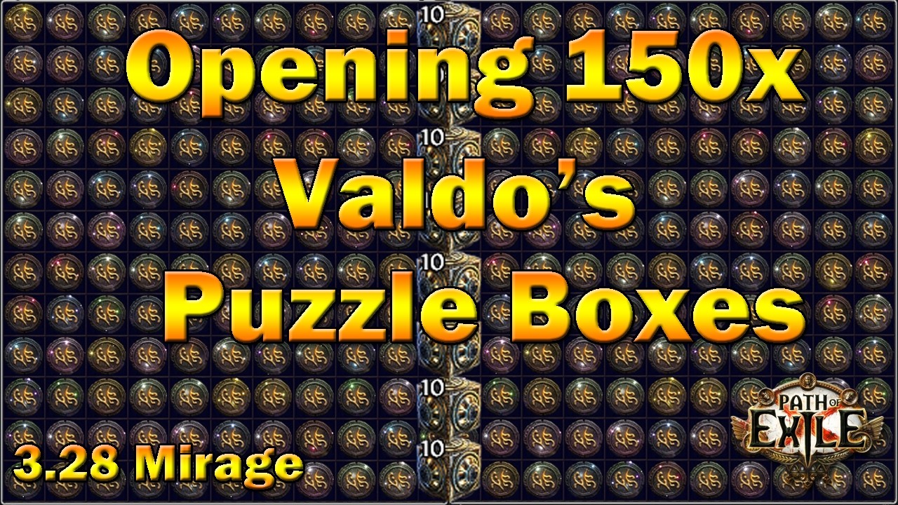 Opening 150x Valdo's Puzzle BoxesCan We Profit? | 3.28 Mirage
