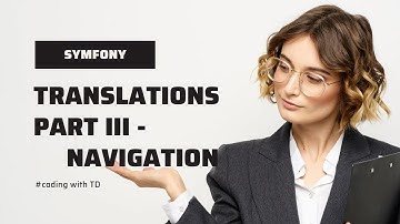 Symfony Translation Part III - Navigation