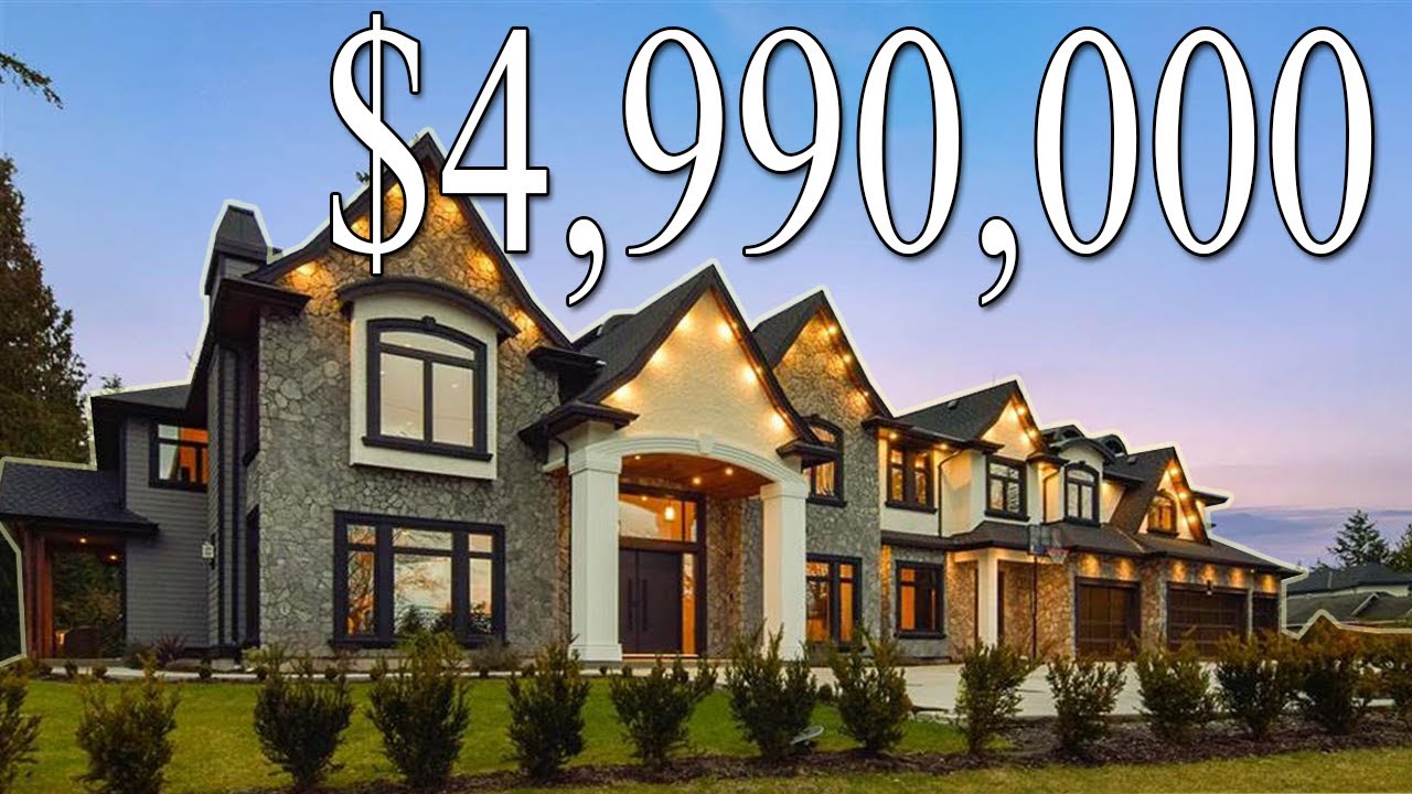 Modern Luxury Homes Tour $5 Million Mega Mansion | Luxury Mansions Vancouver