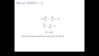 10 Example of Cost Minimization