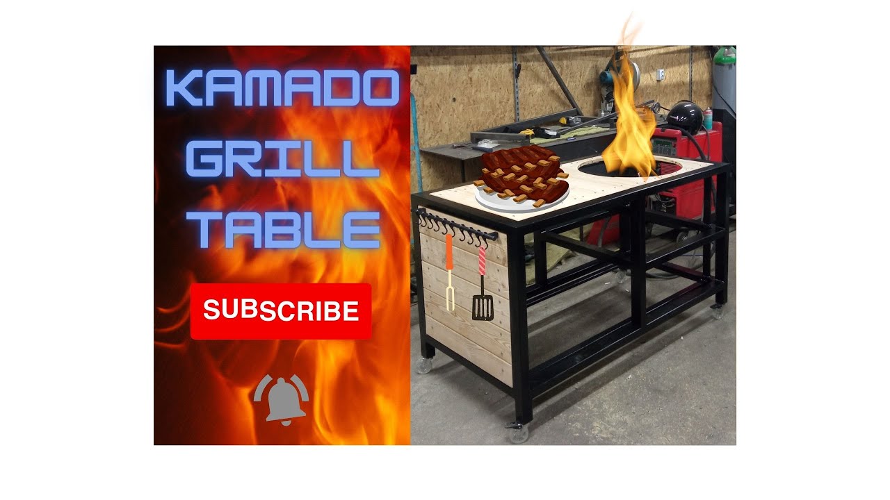 KAMADO GRILL TABLE DIY YouTube