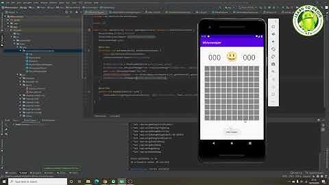 Android Minesweeper Tutorial Part 1: Setting up the Minesweeper UI with a 10x10 Grid