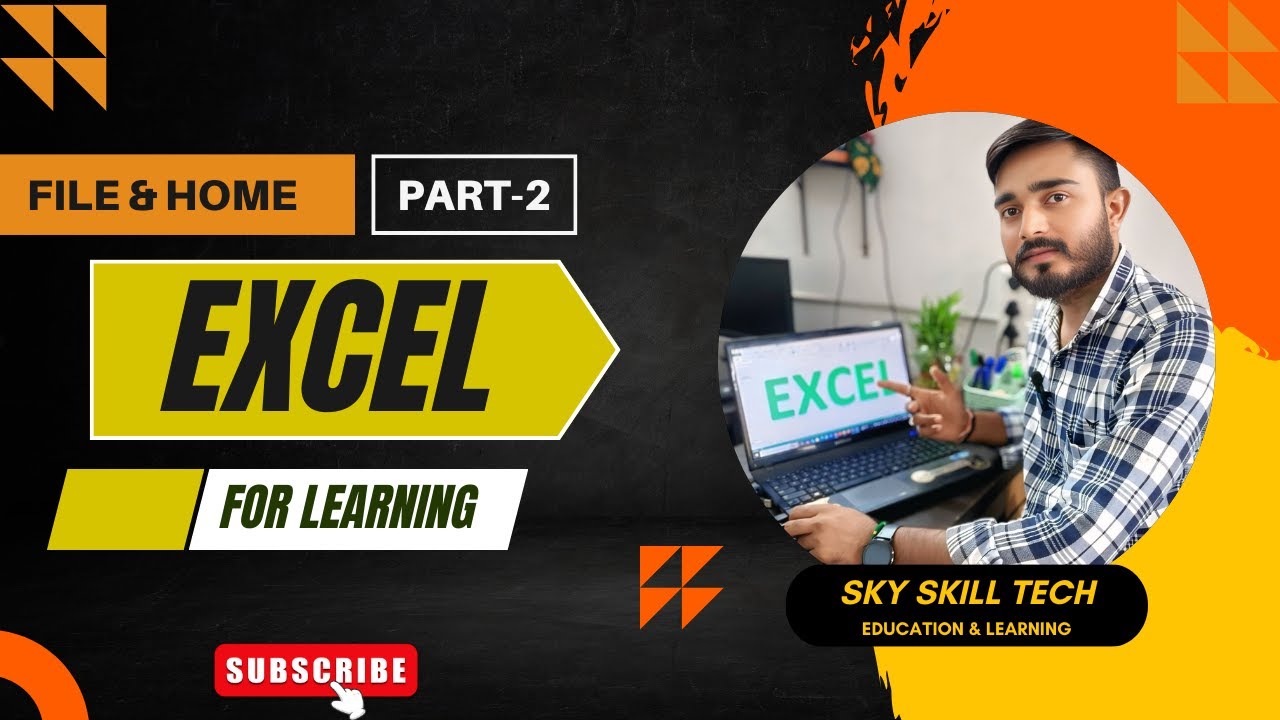 EXCEL HOME MENU PART - 2 || માઈક્રોસોફ્ટ એક્સલ હોમ મેનુ || - YouTube